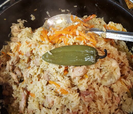 Chicken plov Middle Eastern rice and chicken Organic