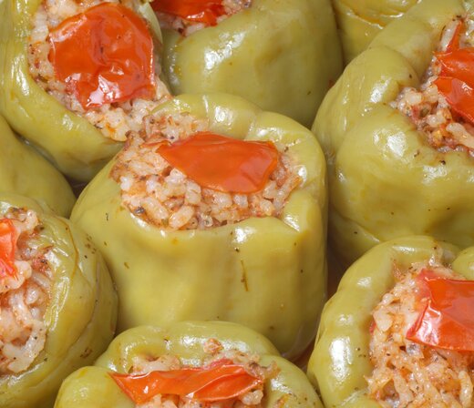 Kosher Turkey Stuffed Peppers Free Range and Organic
